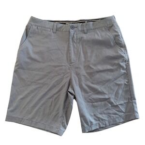 Johnnie-O Smails printed performance stretch shorts Blue Geometric Print Size 36